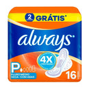 Absorvente Always Seca P com Abas 16 unidades