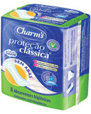 Absorvente Proteção Classica - Sem Abas Fluxo Leve 8 Unidades - Charms