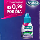Pó Fixador de Dentadura Corega 3 em 1 Sabor Menta 22g