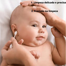 Hastes Flexíveis Bebê C/ Ponta De Segurança Algodão 45un