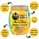 Creme de Tratamento 3 em 1 Salon Line Multy Maravilhas Cachos dos Sonhos Banana e Óleo de Rícino 1kg