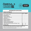 Ômega-3 + Treonina + Magnésio 1000mg 60 Cápsulas Fortlife Sem Sabor