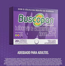 Analgésico e Antiespasmódico Buscopan Composto 10mg + 250mg 20 Comprimidos Revestido