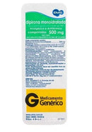 Analgésico e Antitérmico Dipirona Sódica 500mg Genérico EMS 10 Comprimidos