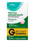 Analgésico e Antitérmico Dipirona Sódica 50mg/ml Genérico Medley 100ml