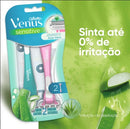 Aparelho de Depilar Gillette Venus Sensitive Feminino com 2 unidades