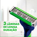 Aparelho de Barbear Gillette Prestobarba3 Sensitive Aloe Vera 2 unidades